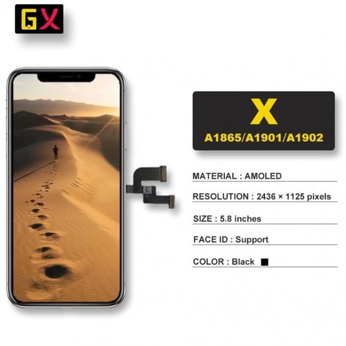 شاشة ايفون X ماركة GX