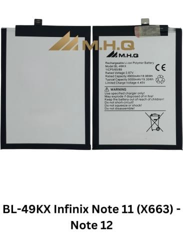 M.H.Q BL-49KX Infinix Note 11 (X663) / Note 12 (X6...
