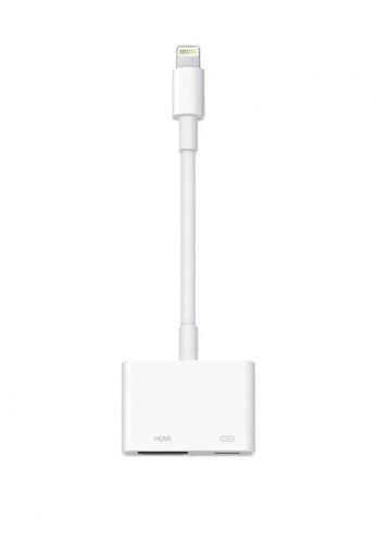 وصلة لايتنينج الى HDMI AV لون ابيض