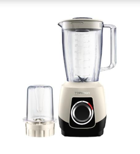 خلاط مع مطحنة 1.8 لتر 650 واط - ابيض من تايفون