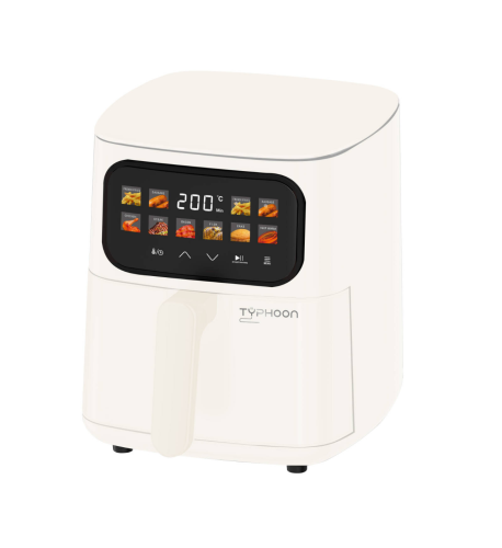 قلاية هوائية رقمية اوف وايت سعة 5 لتر من تايفون