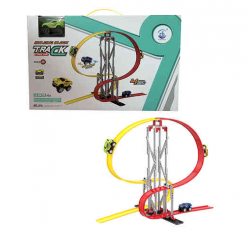 مكعبات بناء مغناطيسية مع مسار - 169 قطعة