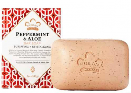 صابون افريقي بالنعناع والصبار -نوبيان هيرتيج