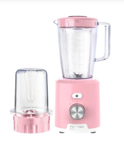 خلاط مع مطحنة 1.8 لتر 650 واط - وردي من تايفون