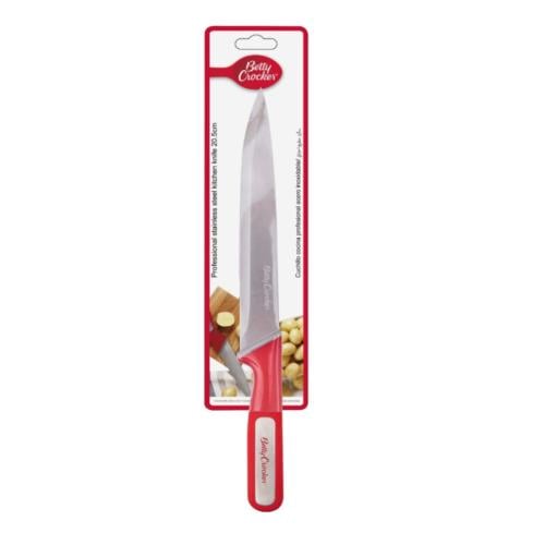 سكين تقطيع أحمر 20.5 سم من بيتي كروكر