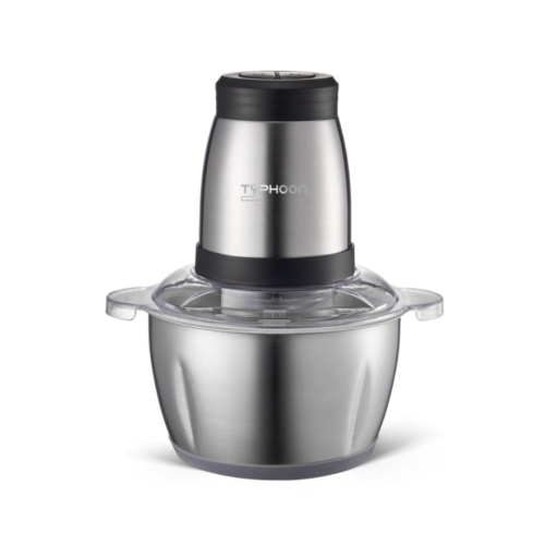 مفرمة طعام ستانلس ستيل 2 لتر لون اسود من تايفون