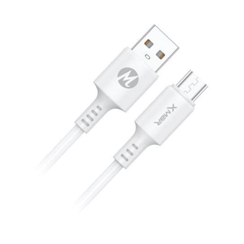 شاحن مايكرو أبيض (USB) من اكس مار - XE-09