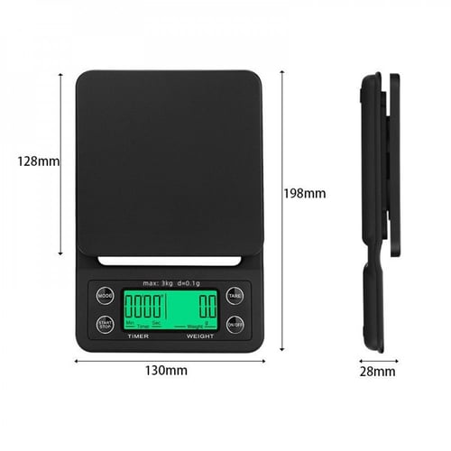 ميزان قهوة رقمي متعدد الوظائف