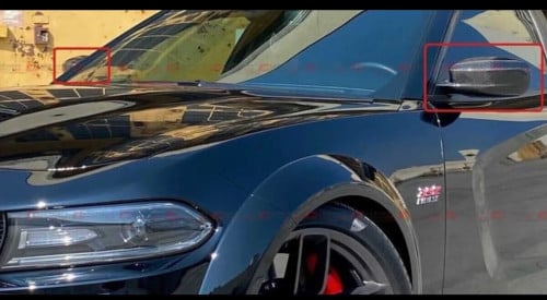 أغطية مرايا كاربون فايبر تشارجر 2015-2023