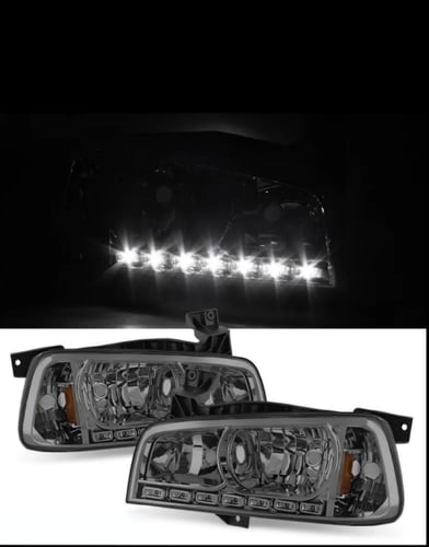 شمعات أمامية ليد مكحلة دودج تشارجر 2006-2010