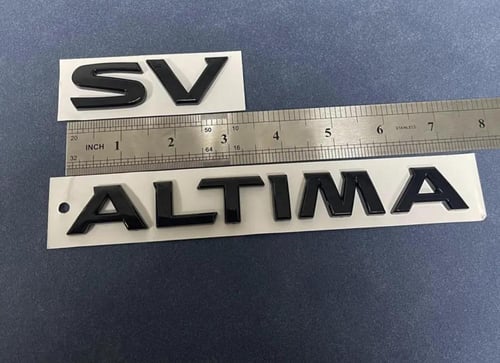 علامات شنطة أسود لماع نيسان التيما