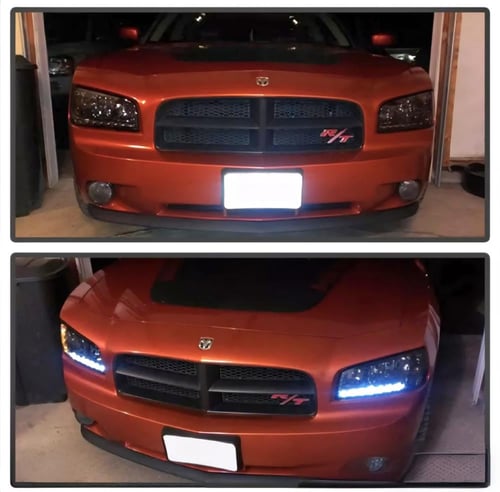 شمعات أمامية ليد مكحلة دودج تشارجر 2006-2010