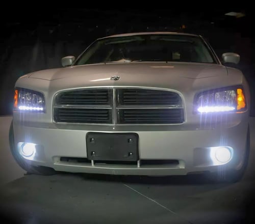 شمعات أمامية ليد مكحلة دودج تشارجر 2006-2010