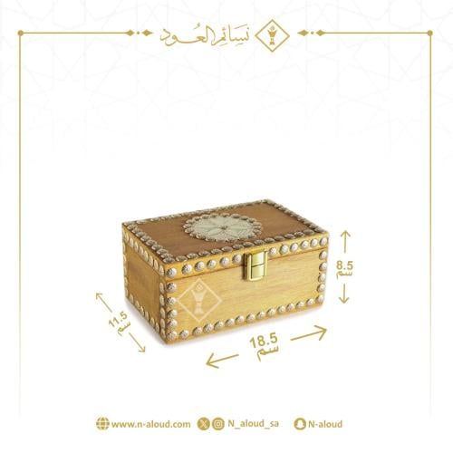 صندوق عود صناعة حائلية مقاس ربع كيلو