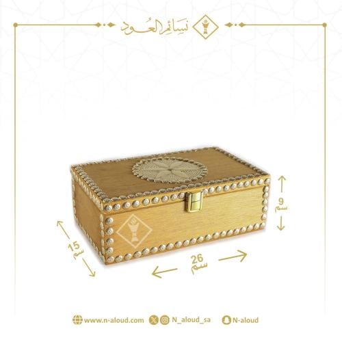 صندوق عود صناعة حائلية مقاس نصف كيلو