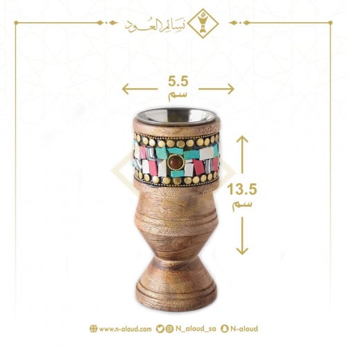 مبخرة مزخرفة بالفصوص