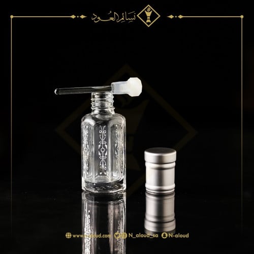 تولة فضي ميل زجاجي
