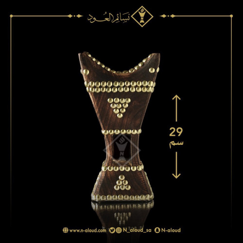 مبخرة حائلية بني محروق غامق مقاس كبير جداً