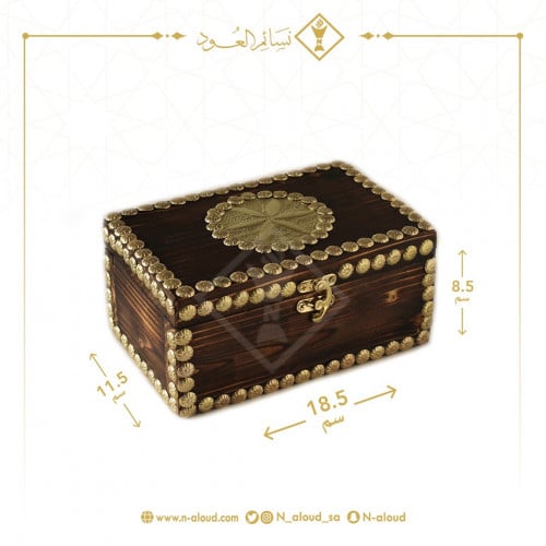 صندوق عود صناعة حائلية مقاس ربع كيلو