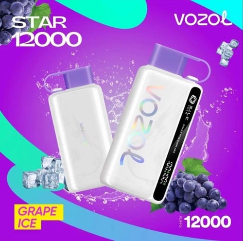 سحبة فوزل ستار 12 الف موش 50 نيكوتين VOZOL STAR