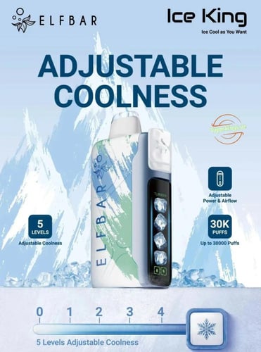 الف بار ايس كينق 30000 - Elfbar Ice King20mg