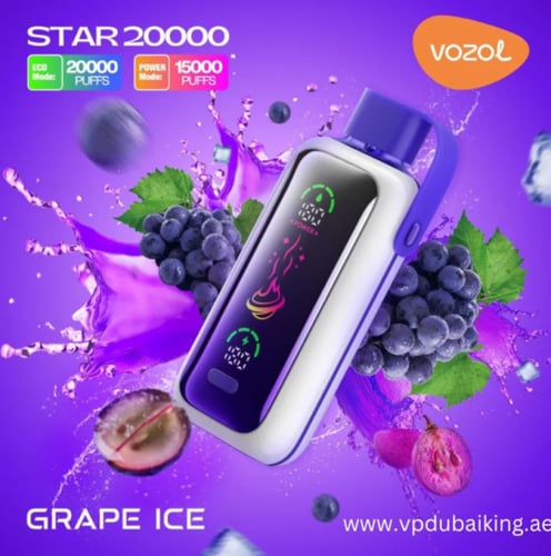 سحبة فوزول ستار 20000 موش 50 نيكوتين Vozol Star 20...