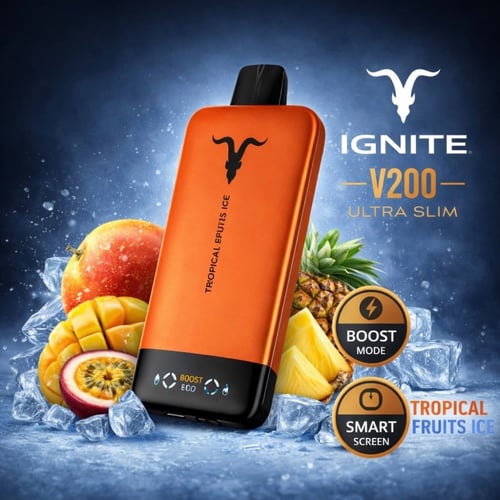 سحبة اجنايت V200 ألترا سليم 20,000 سحبة – نيكوتين...