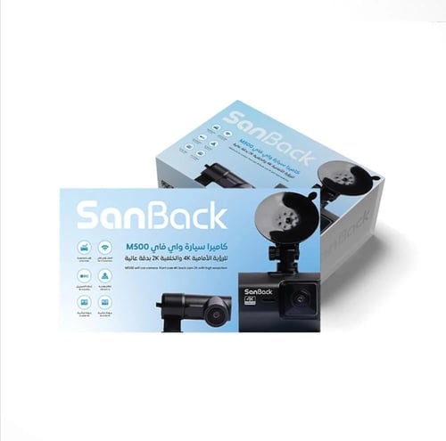 داش كام سانباك كاميرا سيارة واي فاي M500 للرؤية ال...