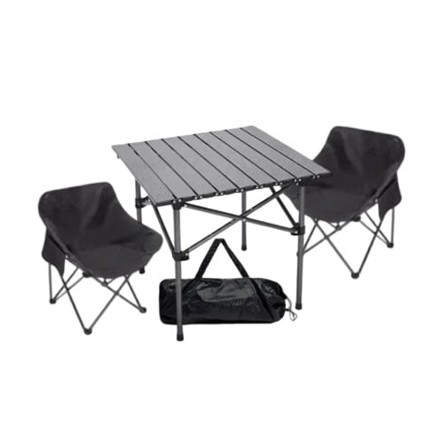 مجموعة الطلعة الخارجية من ATOUR – طاولة ألومنيوم ق...