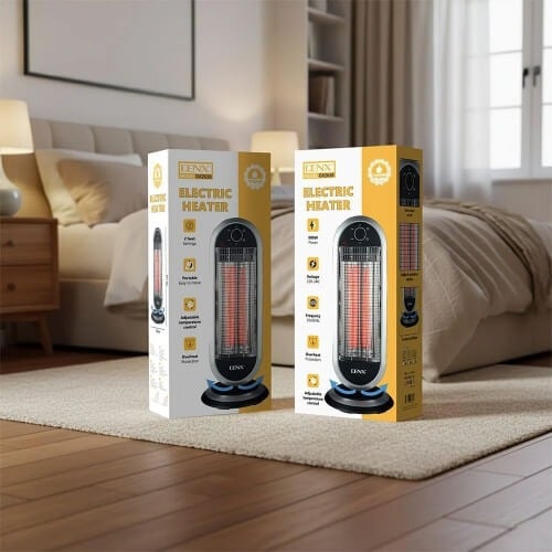 دفّاية كهربائية DENX DX2638 بقوة 900 واط: تسخين فو...