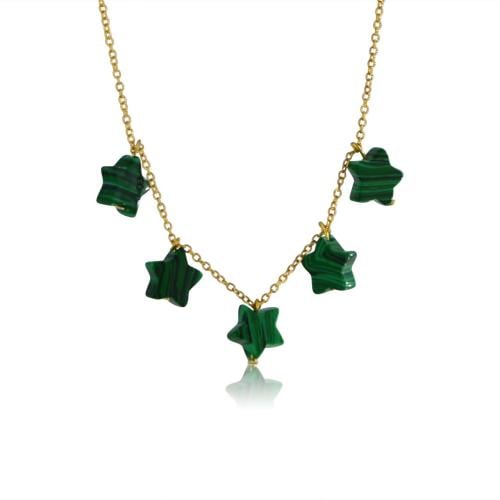 سلسال مطلي بأحجار النجوم