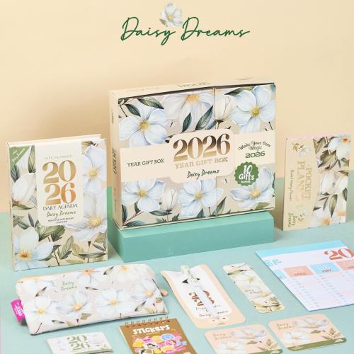 بوكس اجندة الوردة البيضاء