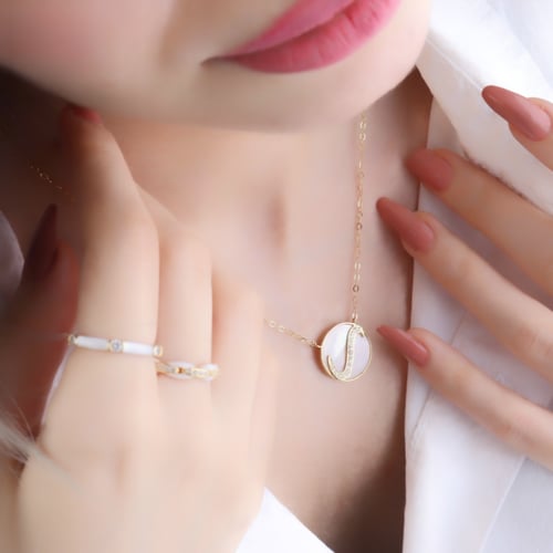 سلسال فضة خالص بالحجر