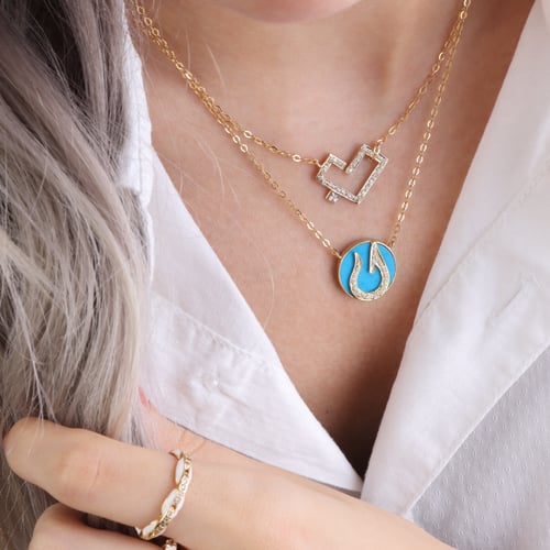 سلسال حب فضة خالص