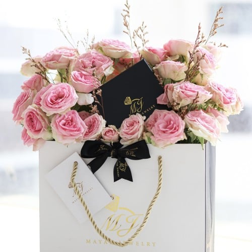 تغليف الورد الطبيعي