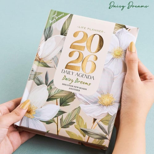 بوكس اجندة الوردة البيضاء