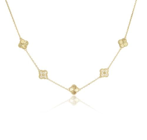 سلسال فان كليف بخمس وردات زركون