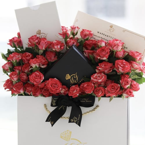 تغليف الورد الطبيعي