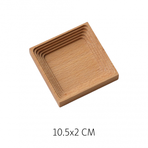 دعائم خشبية شكل مربع صغير