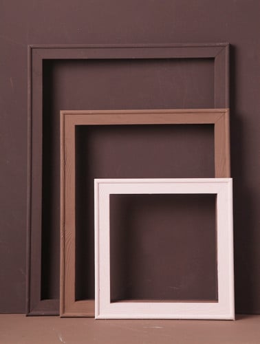 اطار خشبي لون زيتي