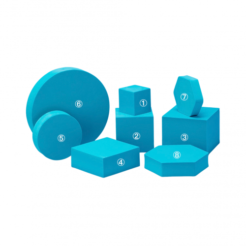 مجسمات فوم لون ازرق