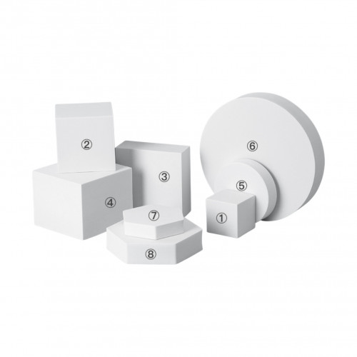 مجسمات فوم لون ابيض