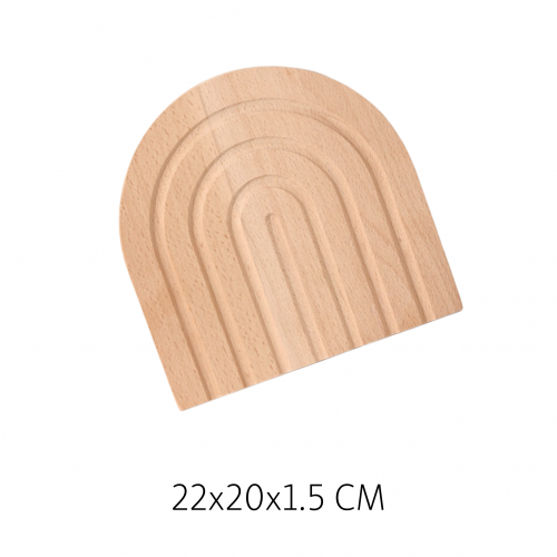 دعائم خشبية شكل نصفي عريض