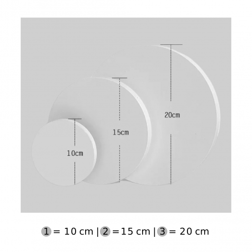 دعائم خشبية دائرية