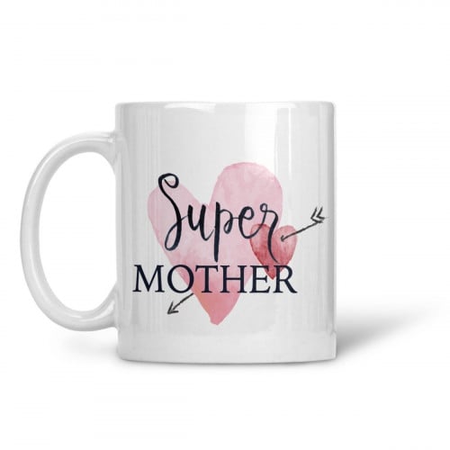 كوب سوبر مام تصميم قلب