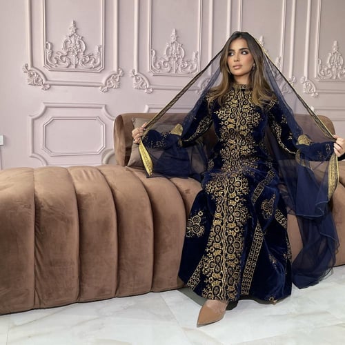 ثوب التأسيس بـ تصميم عصري "كحلي"