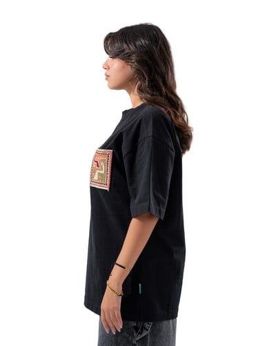 أوفرسايز شيرت (S Unisex) أسود