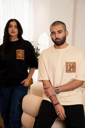 أوفرسايز شيرت (L Unisex) بيج