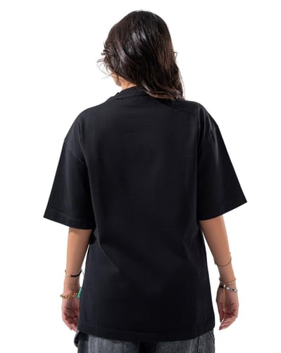 أوفرسايز شيرت (L Unisex) أسود