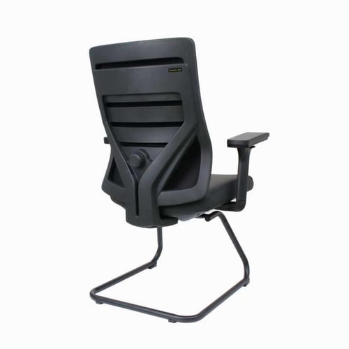 كرسي جلد مكتبي أسود